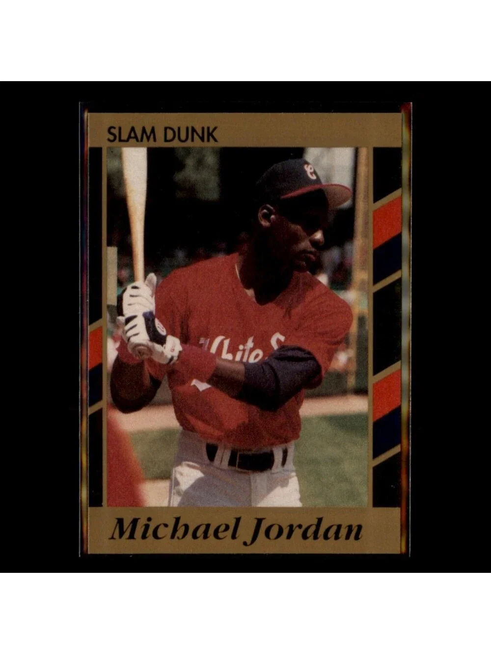 1990-91 Michael Jordan Best of the Best Slam Dunk #4 Baseball Oddball Card